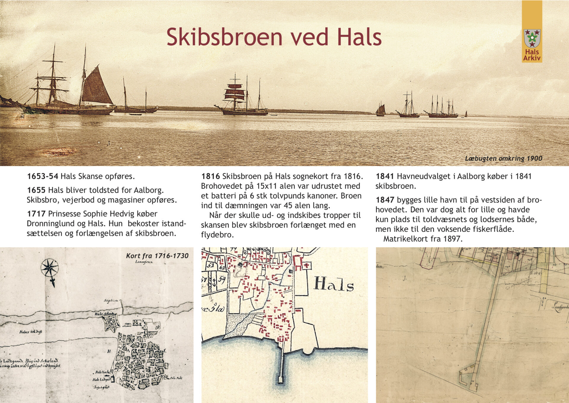 Hals skibsbro 1655